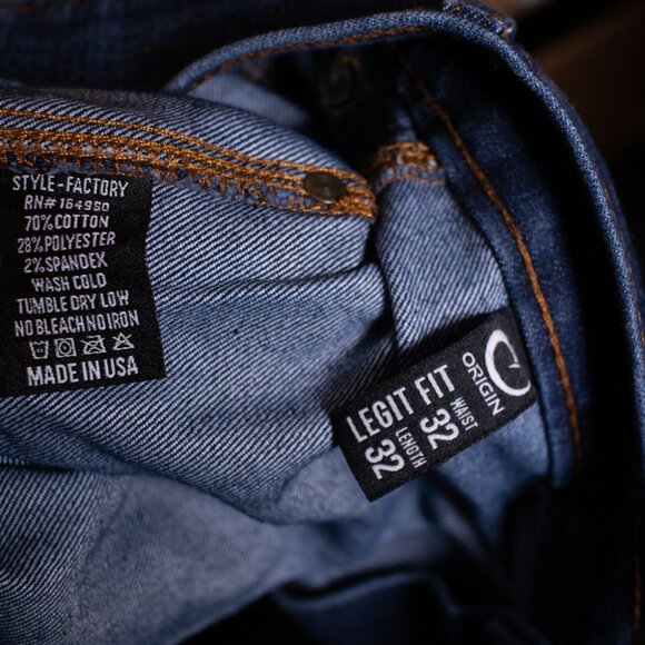 Origin Work Jeans Straight - 32x32 - Made in America - Picture 6 of 7